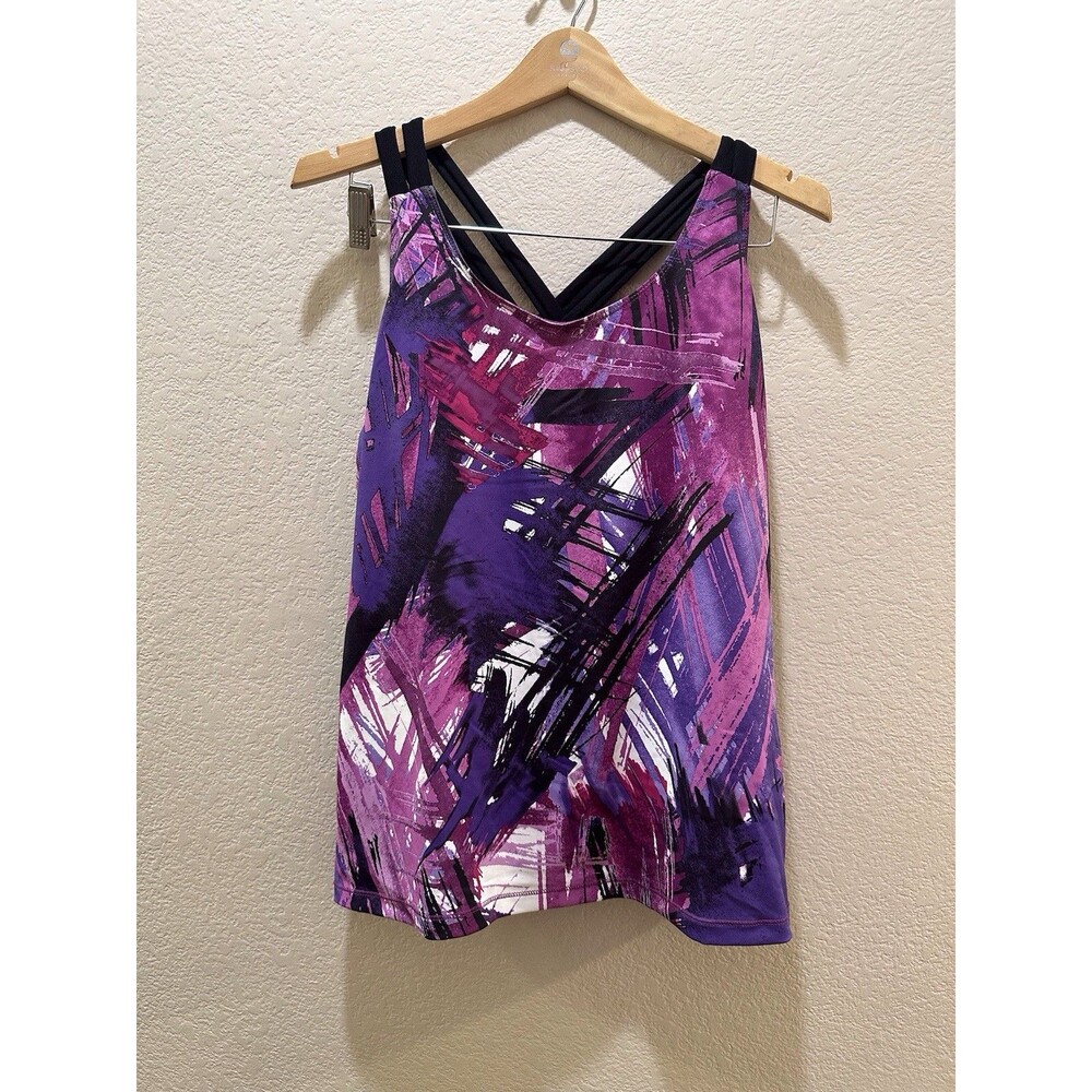Xersion Women's Top Sz XL Blouse Active Wear Yoga Gym Workout Athleisure